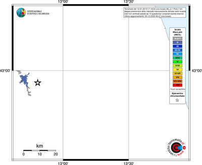Mappa MCS - territori località