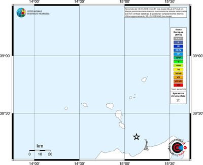 Mappa EMS - territori località