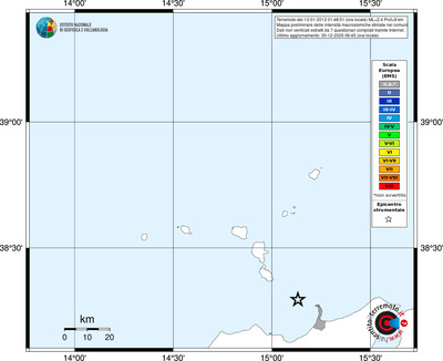 Mappa EMS - territori comuni
