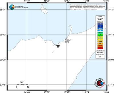 Mappa EMS - territori località