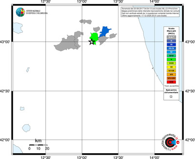 Mappa MCS - territori comuni