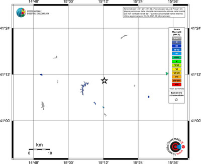 Mappa MCS - territori località
