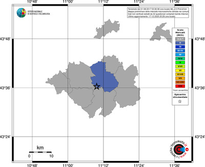 Mappa MCS - territori comuni