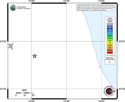 Mappa EMS - territori località