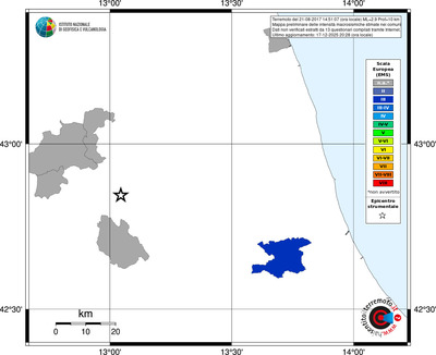 Mappa EMS - territori comuni
