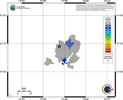 Mappa MCS - territori comuni