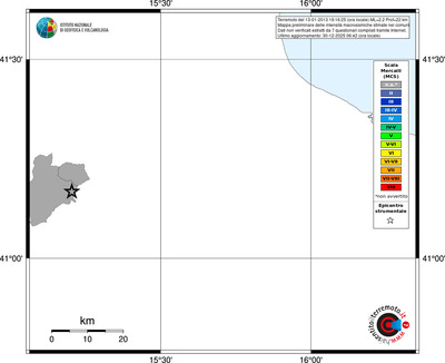 Mappa MCS - territori comuni