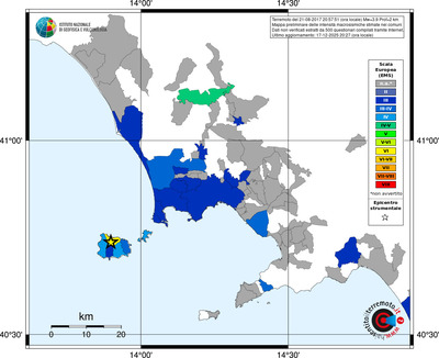Mappa EMS - territori comuni