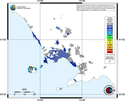 Mappa MCS - territori località