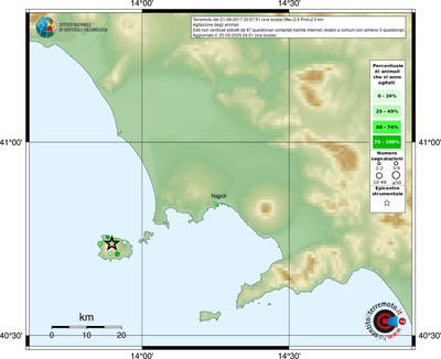 Mappa comuni con almeno 3 questionari
