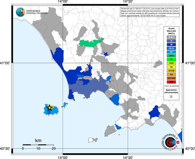 Mappa MCS - territori comunali