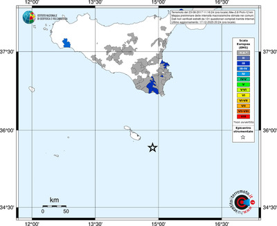 Mappa EMS - territori comuni