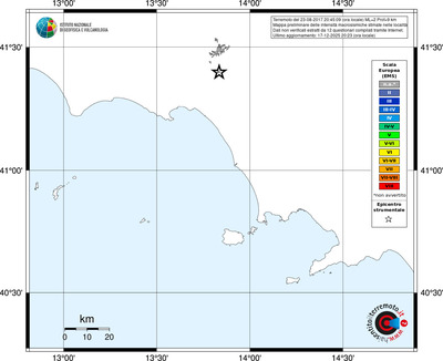 Mappa EMS - territori località
