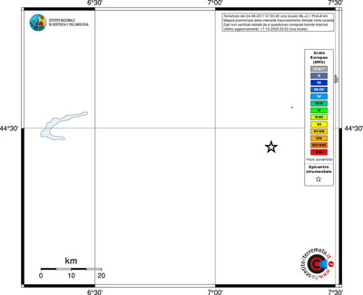 Mappa EMS - territori località