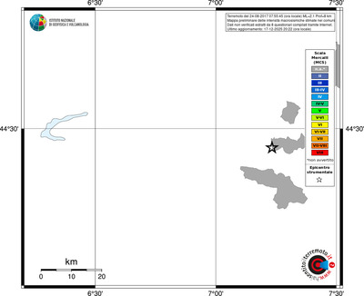 Mappa MCS - territori comuni