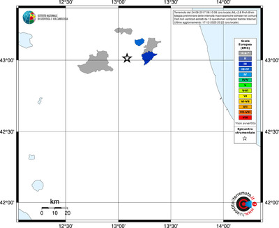 Mappa EMS - territori comuni