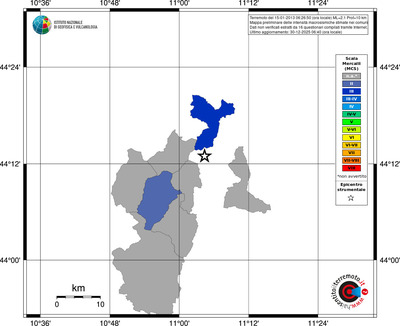 Mappa MCS - territori comuni