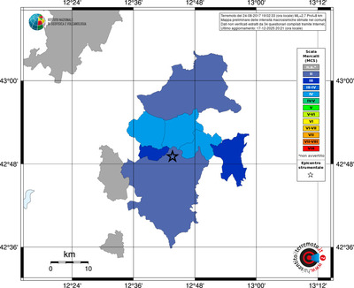 Mappa MCS - territori comuni