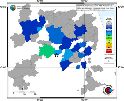 Mappa EMS - territori comuni