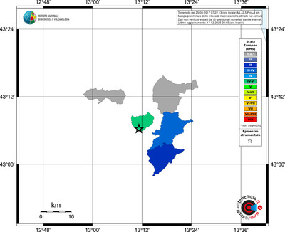 Mappa EMS - territori comuni