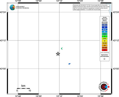 Mappa MCS - territori località