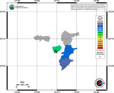 Mappa MCS - territori comuni