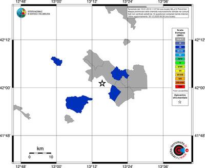 Mappa EMS - territori comuni