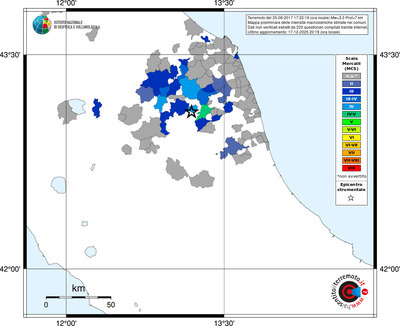 Mappa MCS - territori comuni