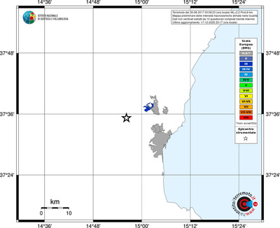 Mappa EMS - territori località