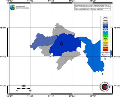 Mappa MCS - territori comuni