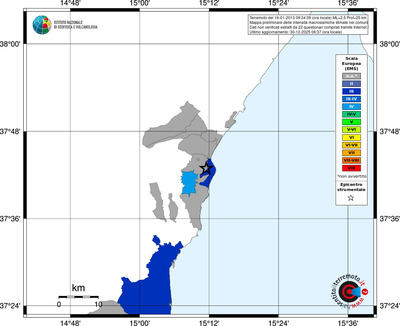 Mappa EMS - territori comuni