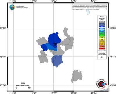 Mappa MCS - territori comuni