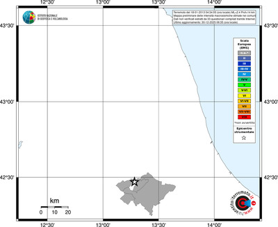 Mappa EMS - territori comuni