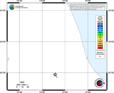 Mappa MCS - territori località