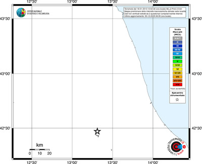 Mappa MCS - territori località