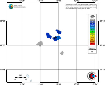 Mappa EMS - territori comuni