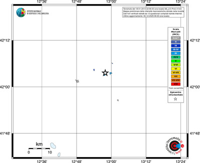 Mappa MCS - territori località