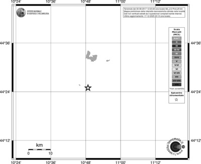 Mappa MCS - territori località