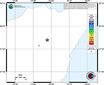 Mappa EMS - territori località