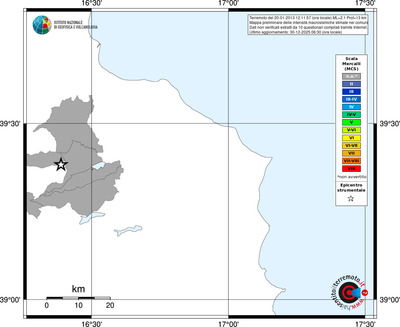 Mappa MCS - territori comuni