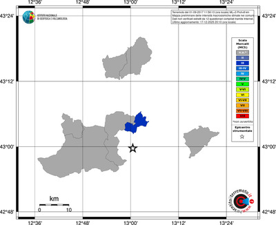 Mappa MCS - territori comuni