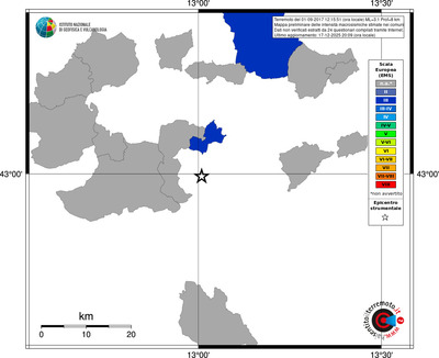 Mappa EMS - territori comuni