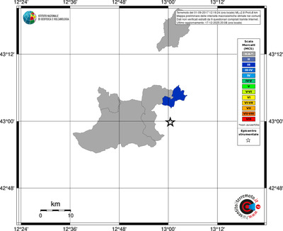 Mappa MCS - territori comuni