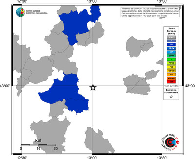 Mappa EMS - territori comuni