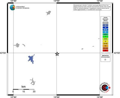 Mappa MCS - territori località