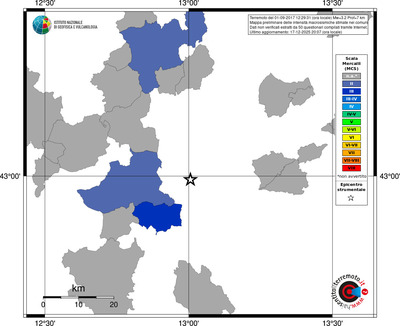 Mappa MCS - territori comuni