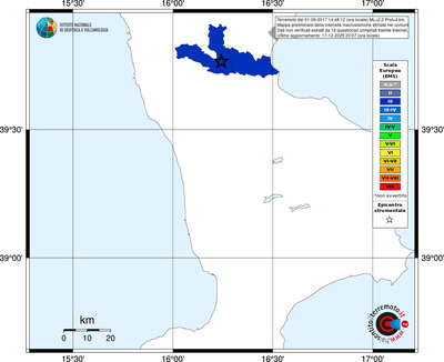 Mappa EMS - territori comuni
