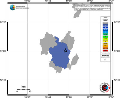 Mappa EMS - territori comuni