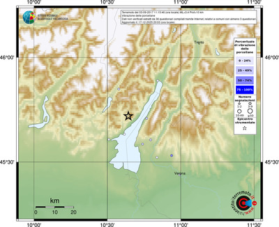 Mappa comuni con almeno 3 questionari