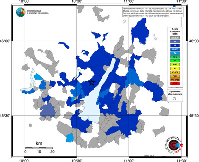 Mappa EMS - territori comuni